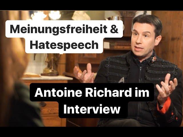 Antoine Richard im Interview - Medien, Meinungsfreiheit und Hate Speech