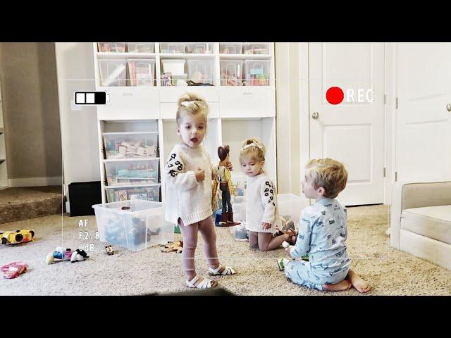 Hidden Camera Captures Twins with a BOY