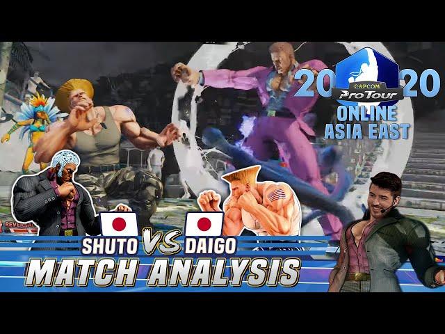 SFV CE Match Analysis: CPT Online Asia East 1 - Shuto (Urien) vs. Daigo (Guile)