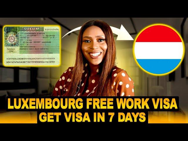 luxembourg country work visa 2024 | Without proof of funds