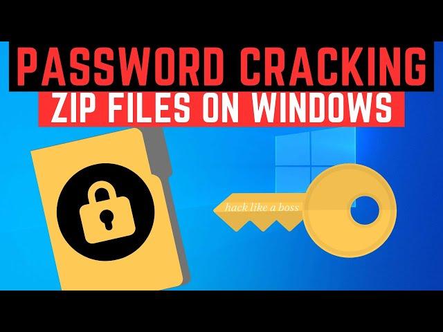 Cracking ZIP File Passwords on Windows - TOO EASY!