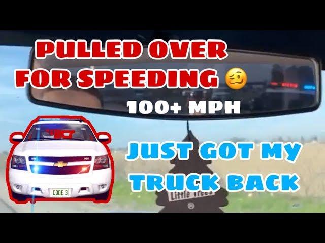 JUST GOT MY TRUCK BACK & GOT PULLED OVER!! (3 LINK & COILS)