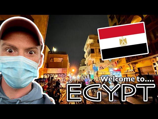 First Impressions of CAIRO, EGYPT! Exploring, Koshary, & More! الحياة الليلية بالقاهرة Travel Vlog