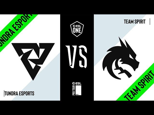 Dota2 - Tundra Esports vs Team Spirit  - ESL One Raleigh 2025 - Playoffs