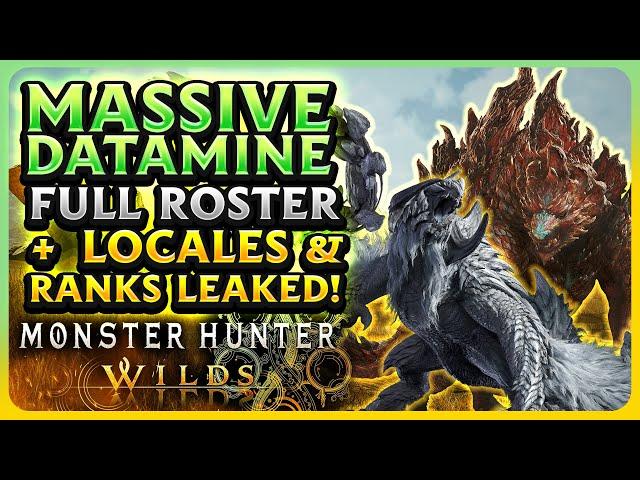 Full Monster Roster With Locales Leaked + HR Unlocks & Much More! | Rathalos Watch