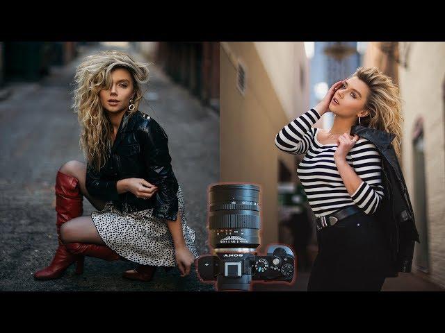 Urban portraits using a 50mm F0.95 lens | behind the scenes