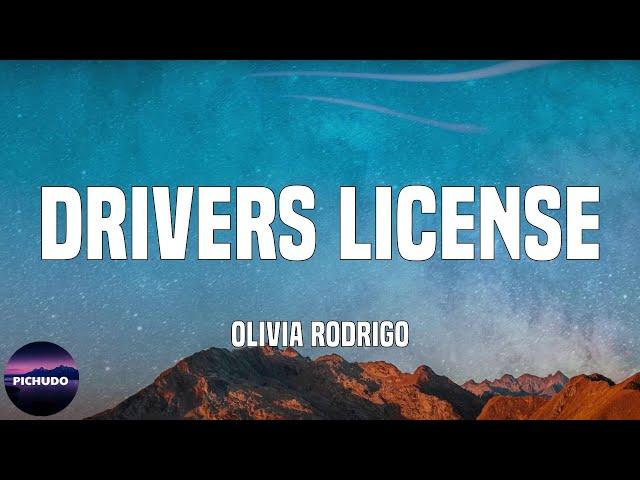 Olivia Rodrigo - drivers license  (Letra/Lyrics)