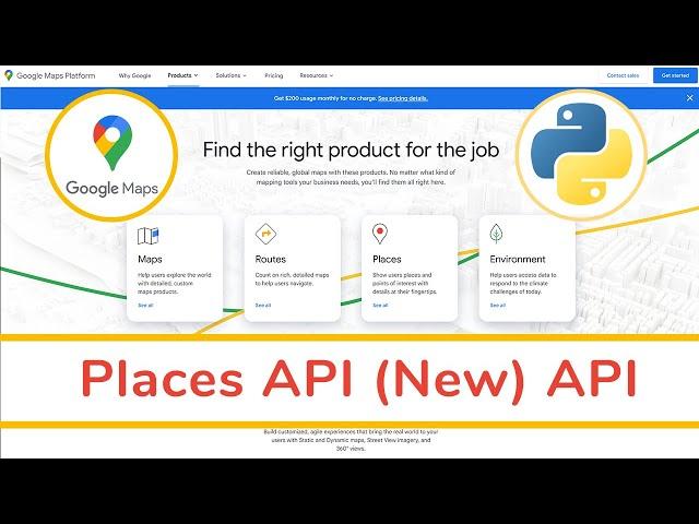 Getting Started With Google Maps Places (New) API In Python