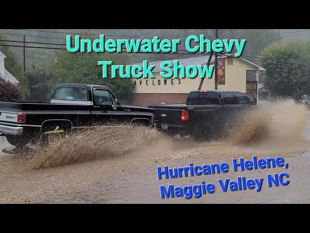 Flooded C10s in the Valley 2024 Underwater Chevy Truck Show Hurricane Helene Friday Morning