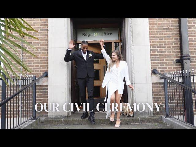 COME TO OUR CIVIL WEDDING CEREMONY...  VLOG