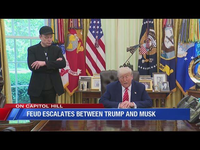Feud escalates between Trump and Musk