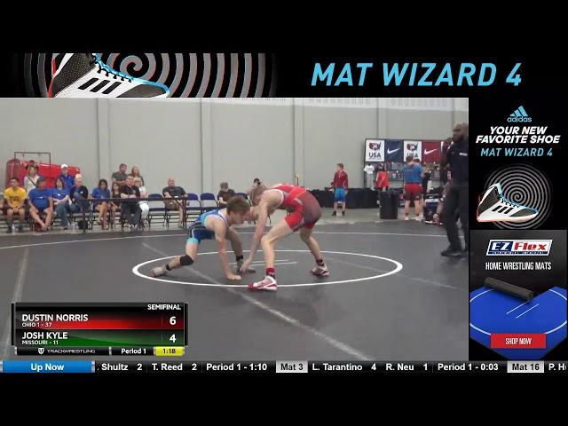 Mat 4 120 Dustin Norris Ohio 1 Vs Josh Kyle Missouri