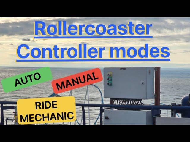 Rollercoaster running modes and what they do.