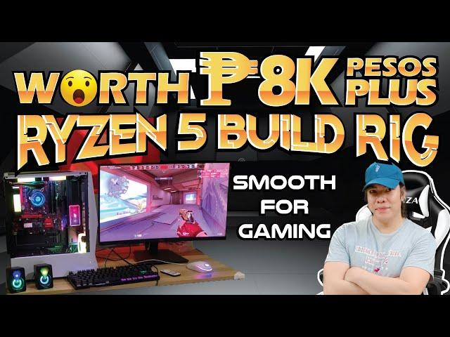 Pinaka Murang Ryzen 5 Build Rig Worth 8Kpesos Plus. Sulit talaga at Smooth sa mga Games