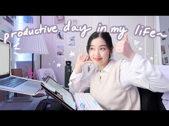 day in my life vlog: get (kinda) productive with me :D