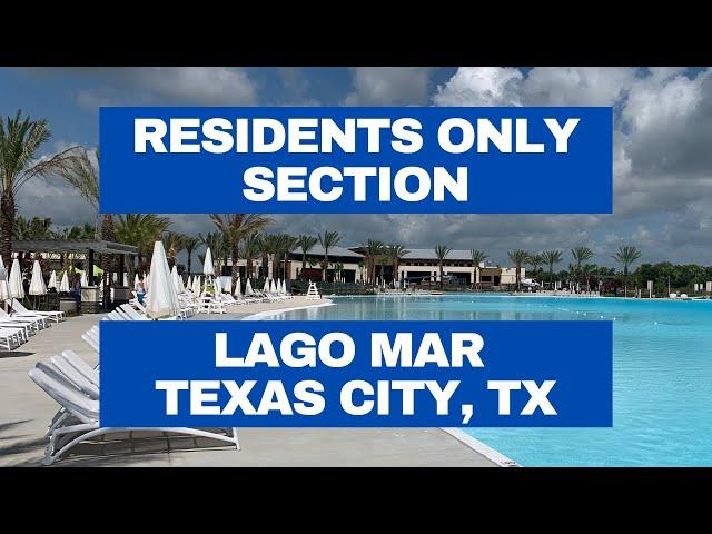 FIRST LOOK - Residents Only Section of the Lago Mar Crystal Lagoon