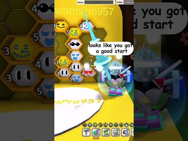 Level 4 Hive Switches to White#beeswarmsimulator