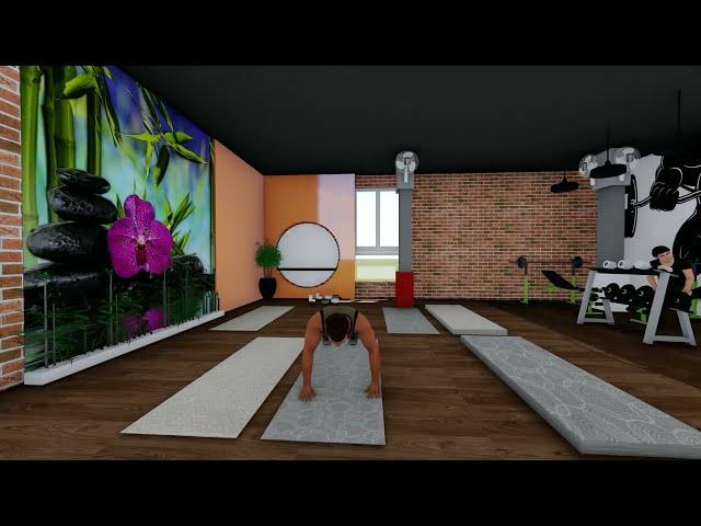 #3D gym design#walkthrough