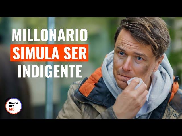 Un millonario finge ser un sin hogar | @DramatizeMeEspanol