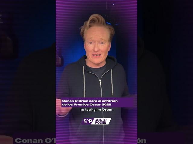 Conan O' Brien será el anfitrión de los Premios Oscar 2025