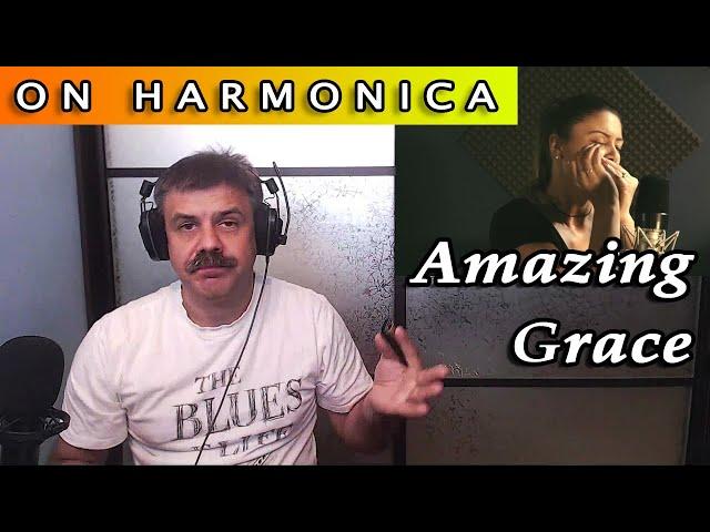 Amazing grace on harmonica (Indiara Sfair cover)