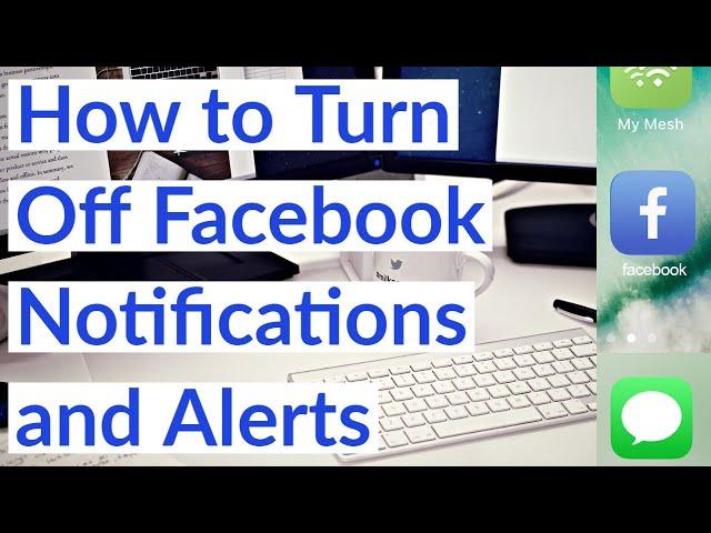 How to Turn Off Facebook Notifications and Alerts in 2022 - Desktop