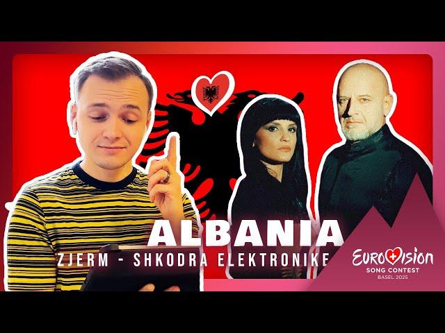 LET'S REACT to "ZJERM" by SHKODRA ELEKTRONIKE | ALBANIA'S SONG for EUROVISION 2025 Live Performance