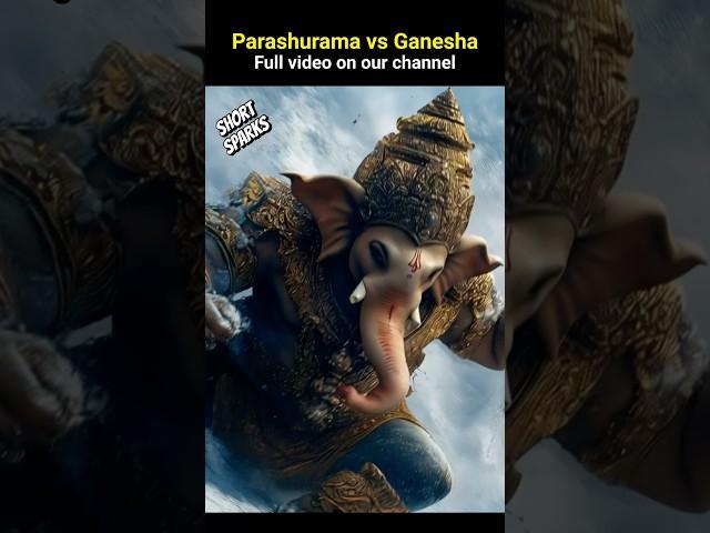 Parashurama vs Ganesha by Short Sparks #shorts #ganesh #parshuram