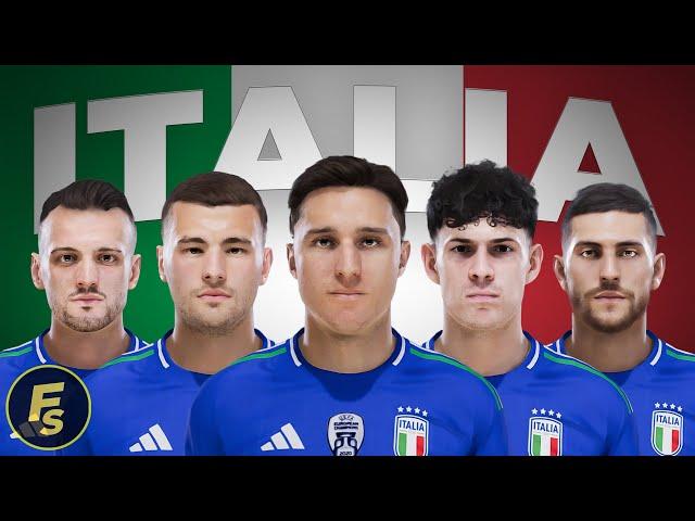 Italy Facepack EURO 2024 - PES 2021 & FL24