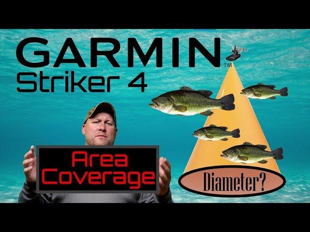 GARMIN STRIKER 4 Fish Finder Coverage Area Tutorial (Sonar Cone Tips and Tricks)