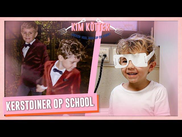 KERSTDINER op school & TED naar het consultatiebureau! #268 | Kim Kötter