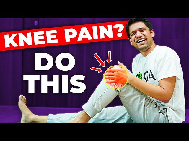 8 Amazing Exercises for KNEE PAIN RELIEF in Hindi | Saurabh Bothra Yoga