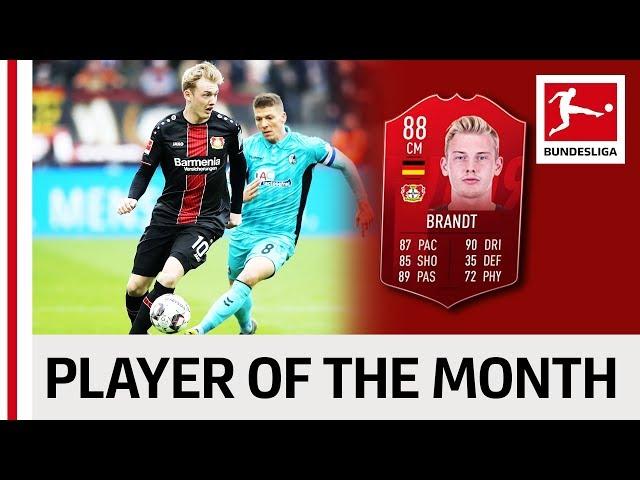 Bayer 04 Leverkusen's Julian Brandt - Your Player of the Month February!