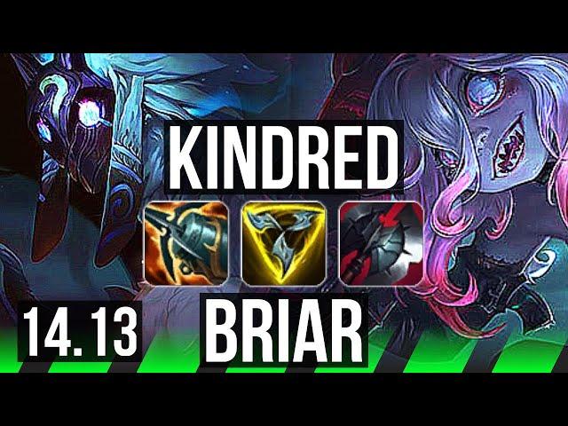 KINDRED vs BRIAR (JGL) | Rank 2, Rank 2 Kindred, 8/3/10 | EUNE Challenger | 14.13