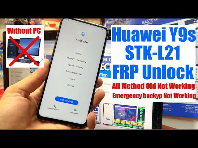 huawei y9s FRP Bypass Without pc | STK-L21 EMUI 10 Google Account Bypass 2023