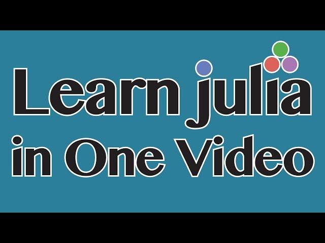 Julia Tutorial