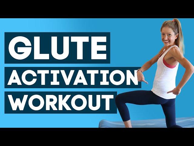 15 Min Glute Activation Workout | Glute Workout At Home - No Equipment! (BOOTY Burn!)