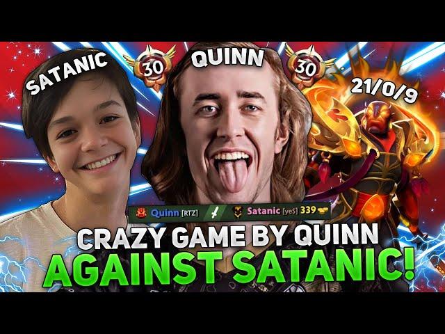 CRAZY GAME by QUINN against SATANIC in NEW PATCH 7.36! | QUINN DESTROYS on EMBER SPIRIT