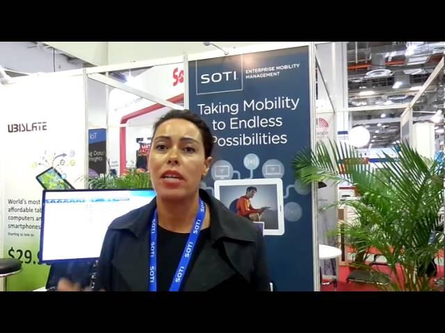 CommunicAsia 2016   Interaction with Adele Beachley VP Asia Pacific SOTI