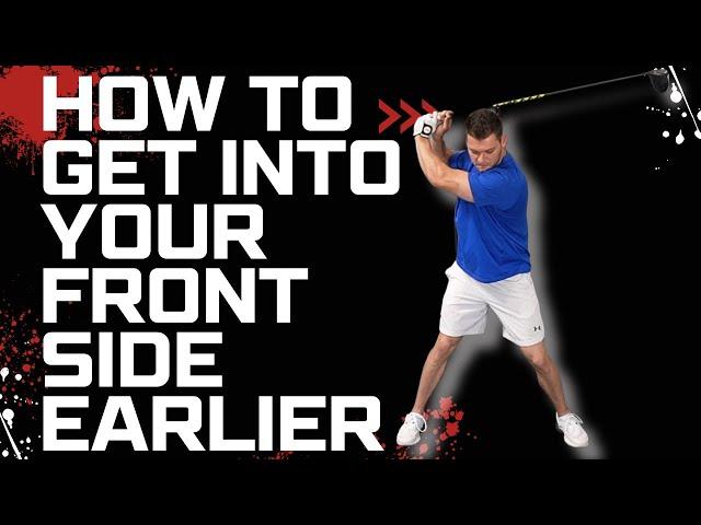 #1 Drill To Get Into Your Front Side In The Golf Swing!