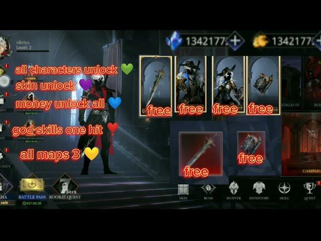 shadow slayer free money unlock character/free match 99