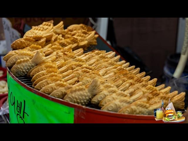  Korean Street Food - SOLD OUT in SECONDS! THE ORIGINAL Fish-shaped Bread