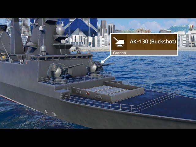 Most Powerfull Cannon you should Have.. - AK-130 (Buckshot) - Modern Warships