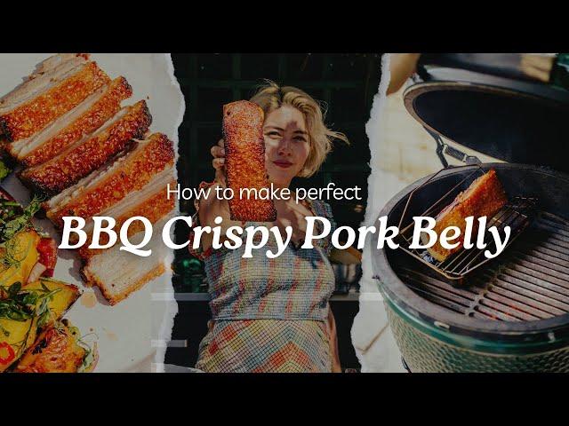  How to achieve crispy roast pork belly perfection on the barbecue ft. Big Green Egg