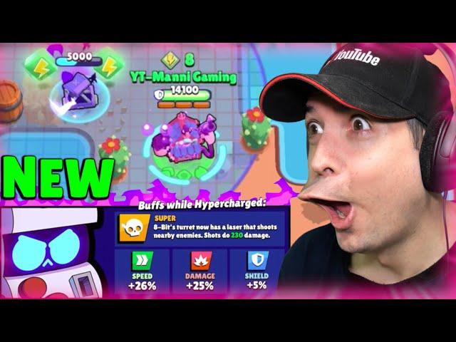 NEW 8-Bit Aimbot HYPERCHARGE is nuts! Brawl Stars