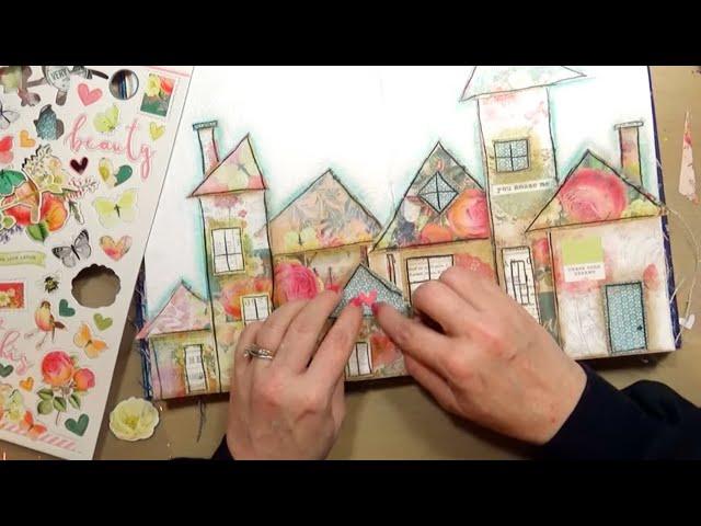 Art Journaling with Scrapbook Paper