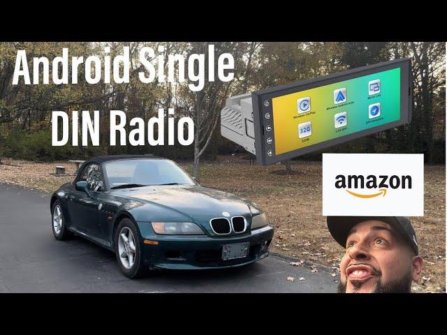 THE PERFECT RADIO For The BMW Z3!!! ANDROID SINGLE DIN RADIO!!!