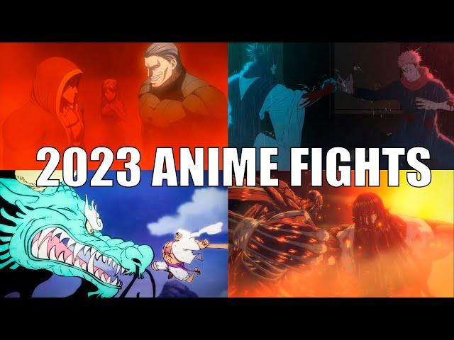 THE Top 10 Anime Fights of 2023