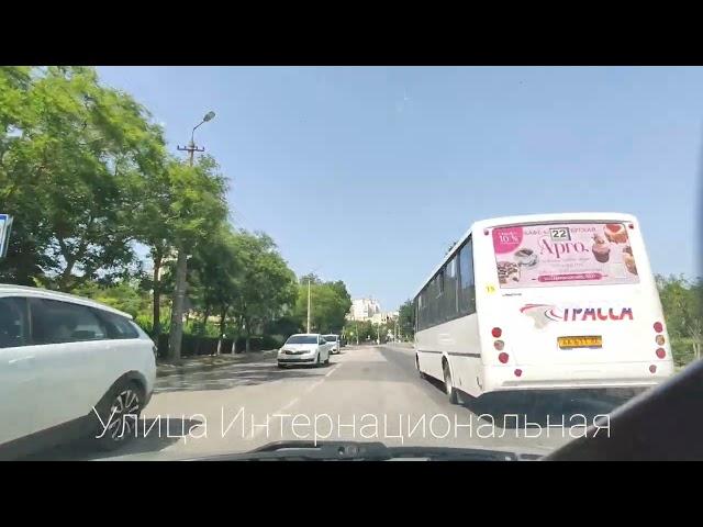 По улицам города Евпатория на авто.23 июня 2024 г. Крым.