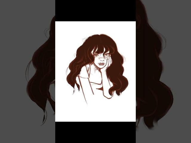 2.5 hours of work in 30 seconds #art #illustration #procreate #oc #digitalart #supportsmallartists